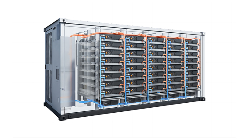 Outdoor cabinet liquid cooling series industrial and commercial energy storage system